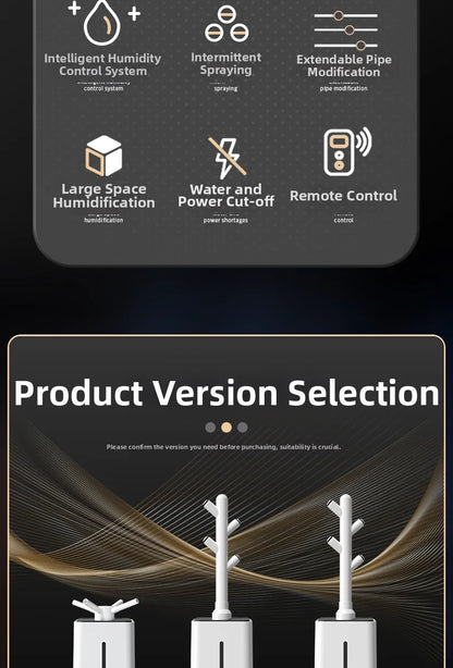 15L Square Humidifier for Large Rooms, Ultra Quiet Cool Mist Humidifier Auto Shut-Off,BPA-Free Water Tank–Ideal for Home Office.