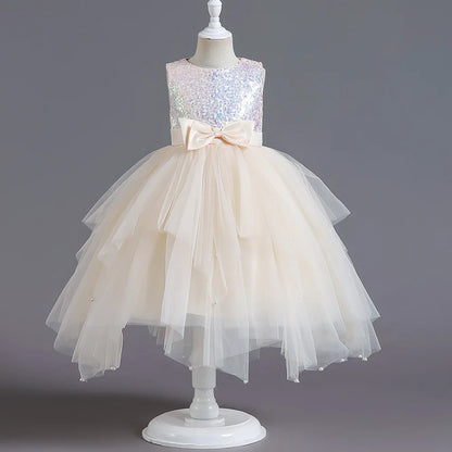 2025, lila Mädchen-Partykleider für Kinder, Mädchenkleider, Performance, Junior-Kleid, Hochzeit, Abend, Abschlussball, Urlaub, Rock, Kostüm