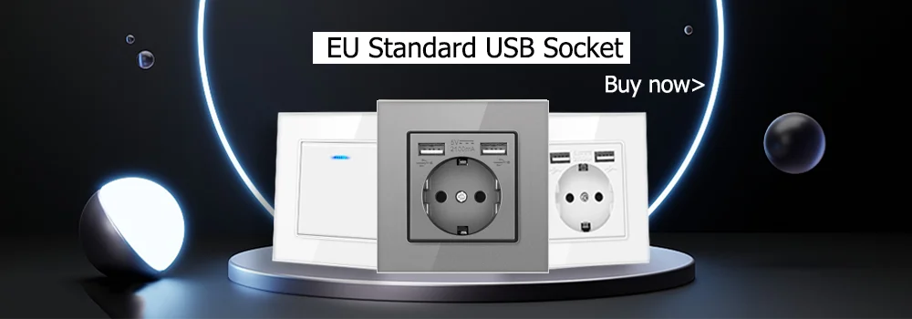 Eiomr eu standard steckdose, einfach und doppelt 220v 16a weiß schwarz pc panel eu steckdose, wand usb typ c stecker steckdose für zu hause.