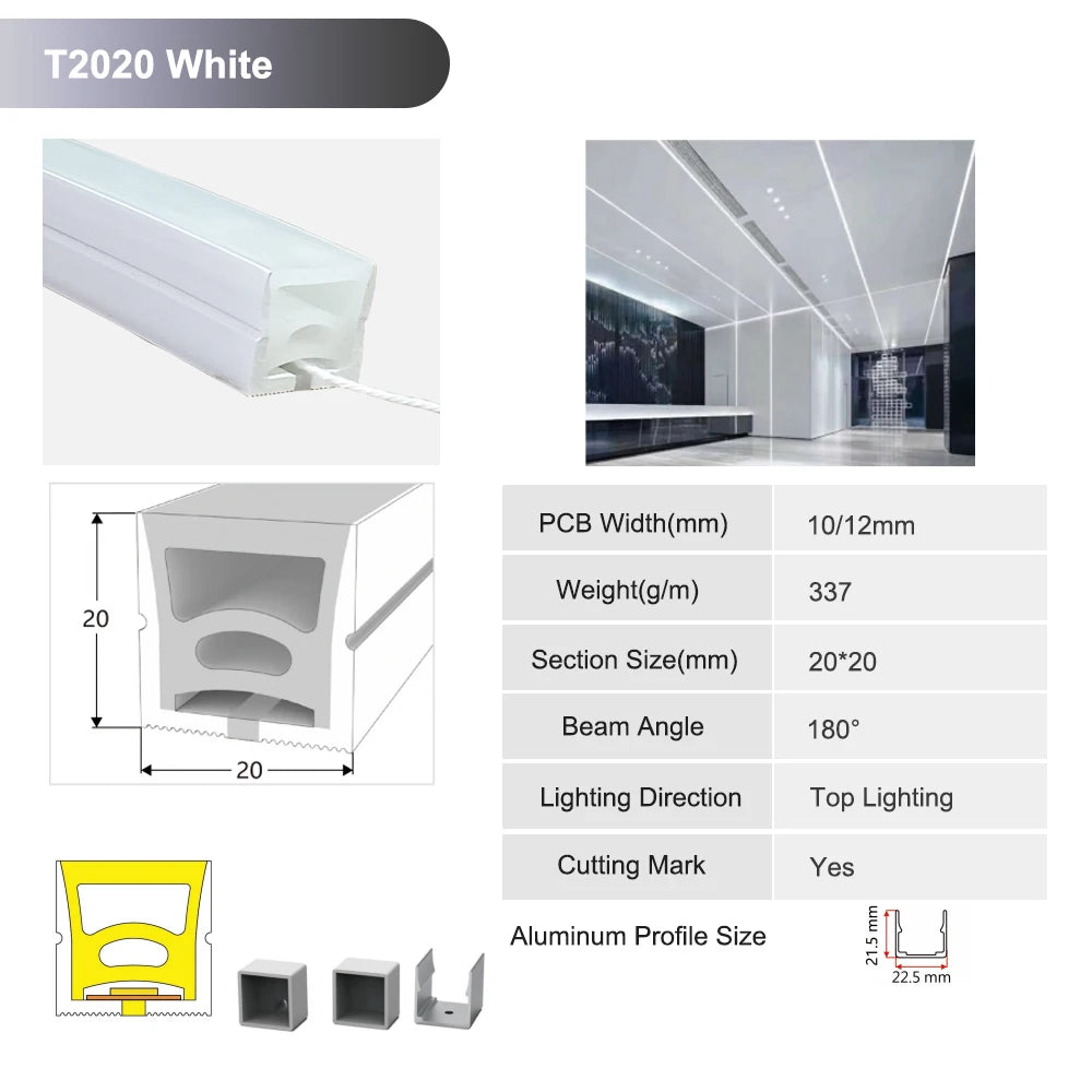 IP67 Waterproof Led Neon Silicone Flexible Cover Tube Suitable For WS2812B WS2811 5050 RGB 5mm 8mm 10mm 12mm PCB Light Strip