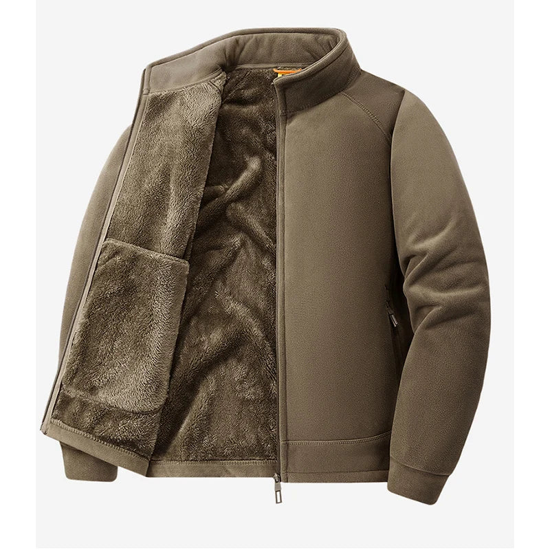 Winter Men Fleece Warm Jackets Mens Windproof Thick Jackets Parkas Coats Men Hooded Casual Outwear Jackets Male LZLLTT