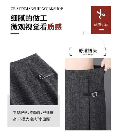 2025 Autumn New All-match Fashionable High Waist A-line Skirt Women Clothes Office Lady Simplicity Irregular Slim Skirts Ladies.