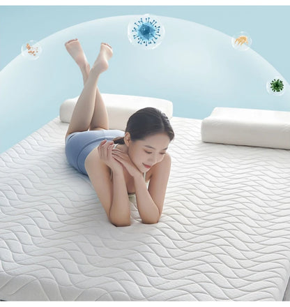 Matratze aus Sojabohnenfaser, Bodenmatte, faltbar, Tatami-Matte mit langsamer Rückfederung, 4/7 cm Dicke, King Twin, Queen-Size-Latex-Schwammbettprodukt