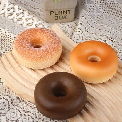Real Life Size Donuts Doughnut Donut Simulation Food Bakery Window Display Kitchen Decor Shop Ornaments Fake Food Christmas.