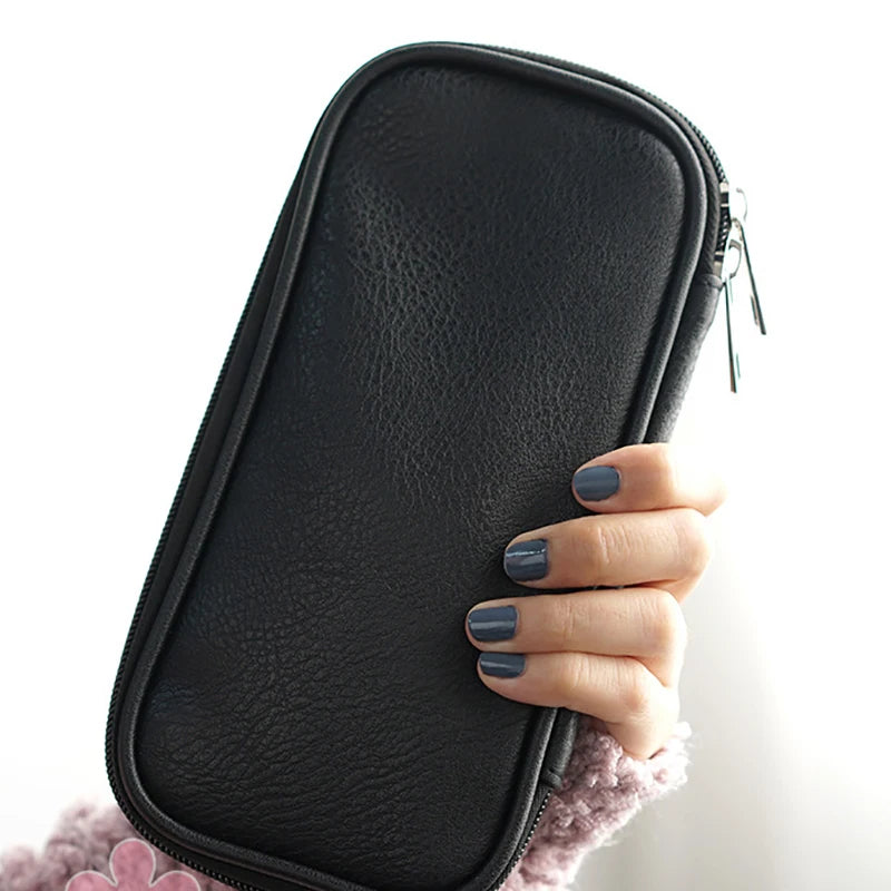 Women Foldable Makeup Brush Bag Organizer Female Travel Cosmetic Toiletry Case for Beauty Tools Wash Accessories Pouch.