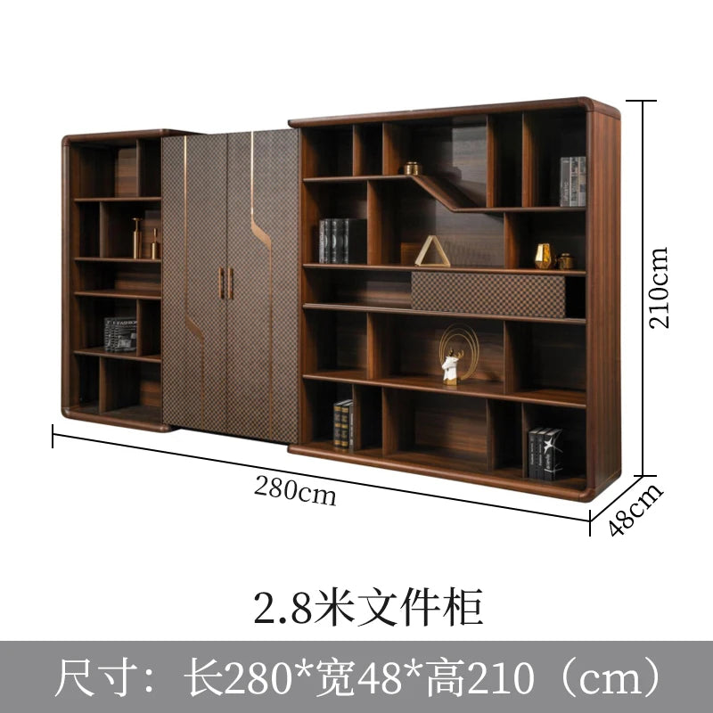 Leichter Luxus-Chef-Tisch, Chef-Schreibtisch, einfache moderne Büromöbel für Stuhlpersonen, speziell geformter kreativer Allgemein