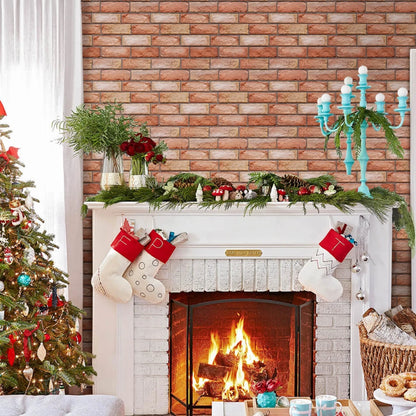 1/10pcs 3D Wall Sticker Self-adhesive Faux Brick Wall Panel Peel and Stick Kitchen Tile Backsplash Bathroom Wall Tile Sticker