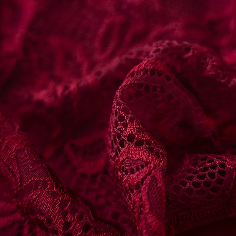 3PCS/Set Luxury Floral Embroidery Lace Panties Women Briefs Sexy Hollow Lingerie Female Underwear Ladies Breathable Underpants.