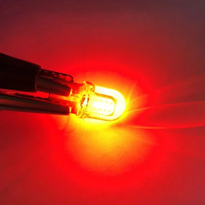 10pcs t 10 w5w Cob Glühbirne 1w DC12V Mini LED Lichter weiß blau rot gelb grün rosa rosa Silikon lampe für Auto Innen beleuchtung.