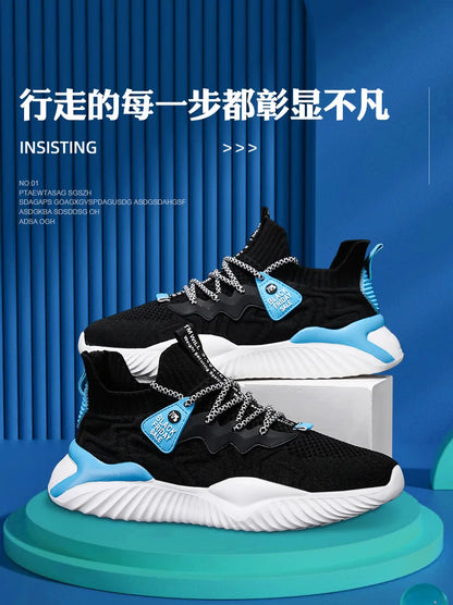 Tenis Men Sneakers  Running Mens Casual Shoes Luxury Sneakers Trainer Race Breathable Shoes Fashion Mesh Loafers Shoes for Men.