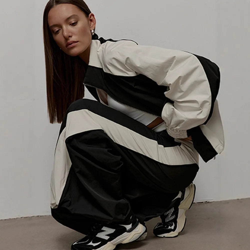 Two Piece Sets Pant Set Women Tracksuit Jogger Y2k Sweatshirts Autumn Winter Sports Elastic Waist Streetwear Pants Matching Sets.