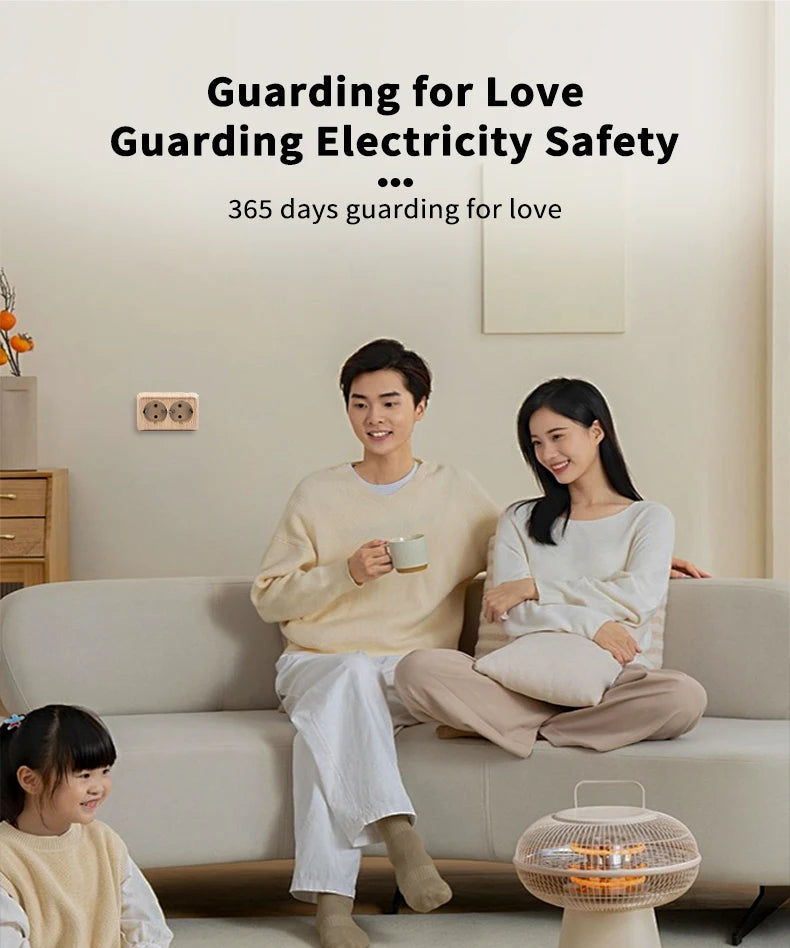 Holzfarbe, Wandoberfläche, 2-Steckdosen, Stecker, EU-Außensteckdosen mit Erdung, Steckdose für den Außenbereich, flammhemmender Kunststoff.