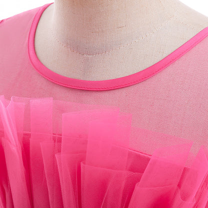 Formelle Abendkleider für Kinder, elegante Partykleider für Mädchen, Kleider mit abnehmbarem Prinzessinnenkleid.