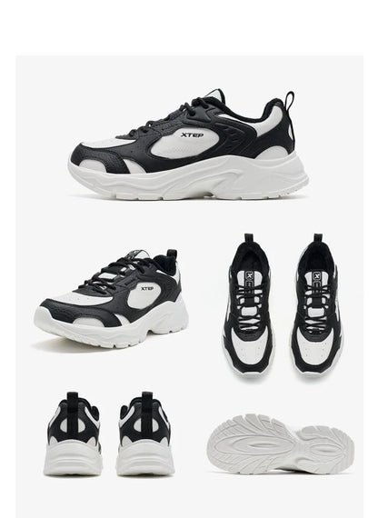 Xtep Cotton Shoes For Women 2024 Winter Warm Soft Sports Shoes Trendy Retro Durability Comfortable Sneakers 876418370026