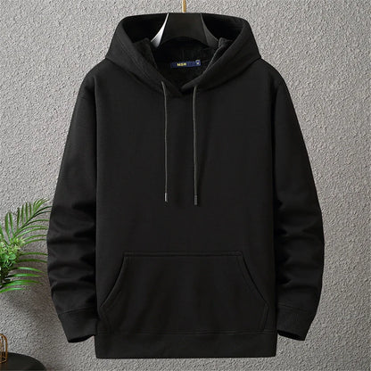 Large Size Men's Hoodie Jacket Hooded Long Sleeve Thick Warm Fleece Lined Sweatshirt Male Casual Winter 10XL 12XL Extra Big Plus.