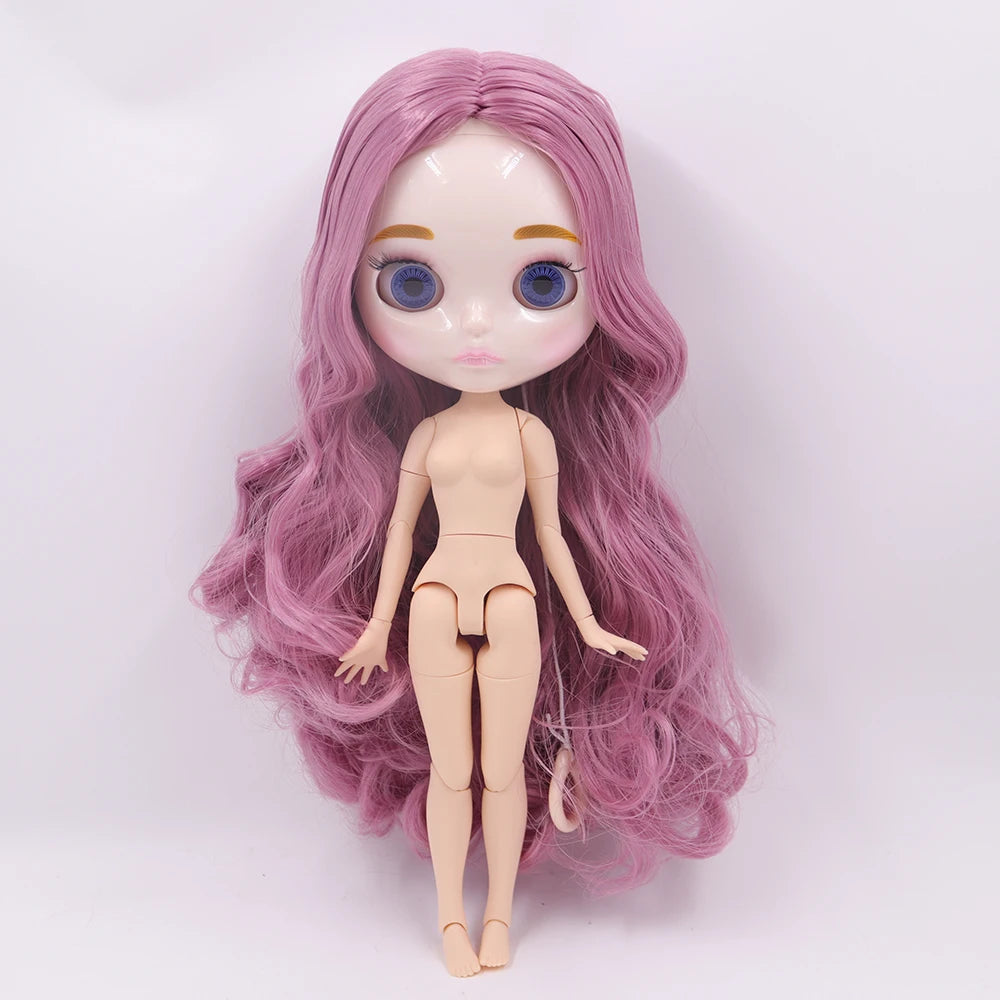 ICY DBS Blyth Doll 1/6 Joint Body 30CM BJD toys Natural shiny face with extra hands AB DIY Fashion Dolls girl gift.