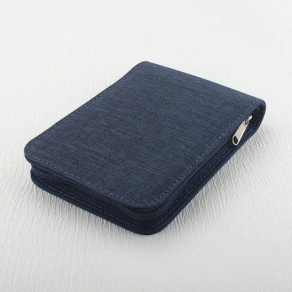 48 /24/10 Slots Fountain Pen Case, Canvas Pen Holder Display Pouch Bag Storage Large Capacity Waterproof.