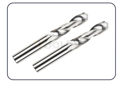 TOOLEYE Hartmetallbohrer Hartmetallbohrer Wolframstahl Spiralbohrer für Metallbearbeitung CNC-Drehmaschine Bohrwerkzeuge 1,0–20,0 mm