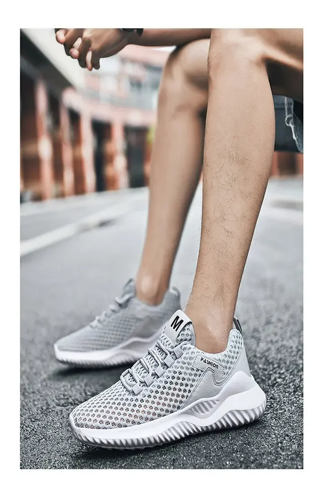 Sommer Tennis Casual Mesh Schuhe Atmungsaktive Hohl training fitness Plattform Weichen Boden Läuft Leichte Vulkanisierte Schuhe