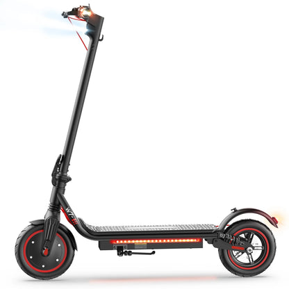 ISCOOTER W7 Electric Scooter Adults 650W motor 36V10.5Ah E-Scooter 8.5"Inflatable road Tires Foldable EScooter.