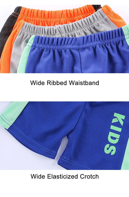 Children Clothing Set Kids Short Sleeved Summer Outfit Quick Drying Football Set Boy Girl Sport Wear Soft Breathable 1-12 Years.