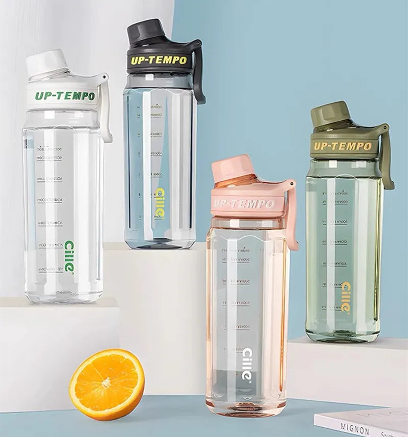860ML High Quality Tritan Material Water Bottle With Filter Portable Durable Gym Fitness Outdoor Sport Drinking Bottle.