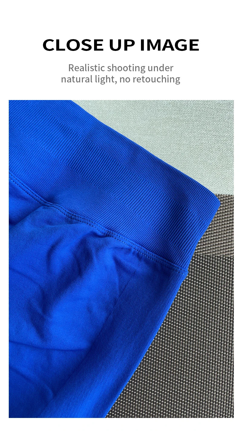 TKITK Leggings Women Seamless Sports Yoga Pants Low Ribbed Band Gym clothes Fitness Workout wear Scrunch Bum Tights.