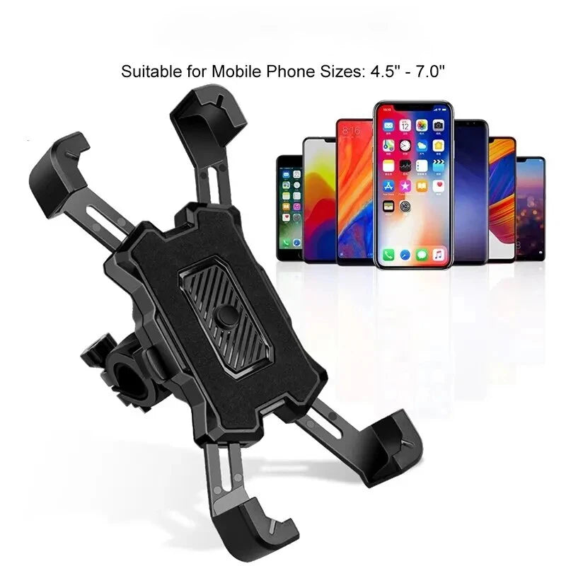 Non-slip Cycling Riding MTB Bike Moto Motorcycle Stand New 360° Rotatable Bicycle Phone Holder for iPhone Xiaomi Bracket.
