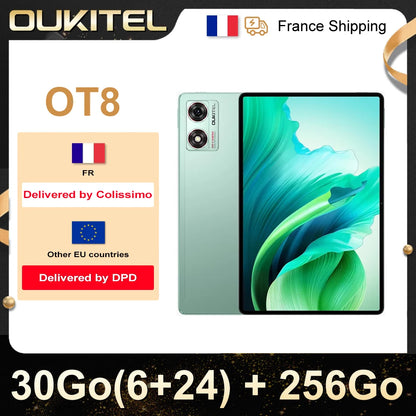 Oukitel OT8 Touch tablet, (6 + 24)Go RAM + 256Go ROM, 11 "2K screen, 8800mAh battery, Widevine L1, TÜV SÜD, GPS Dual SIM 4G.