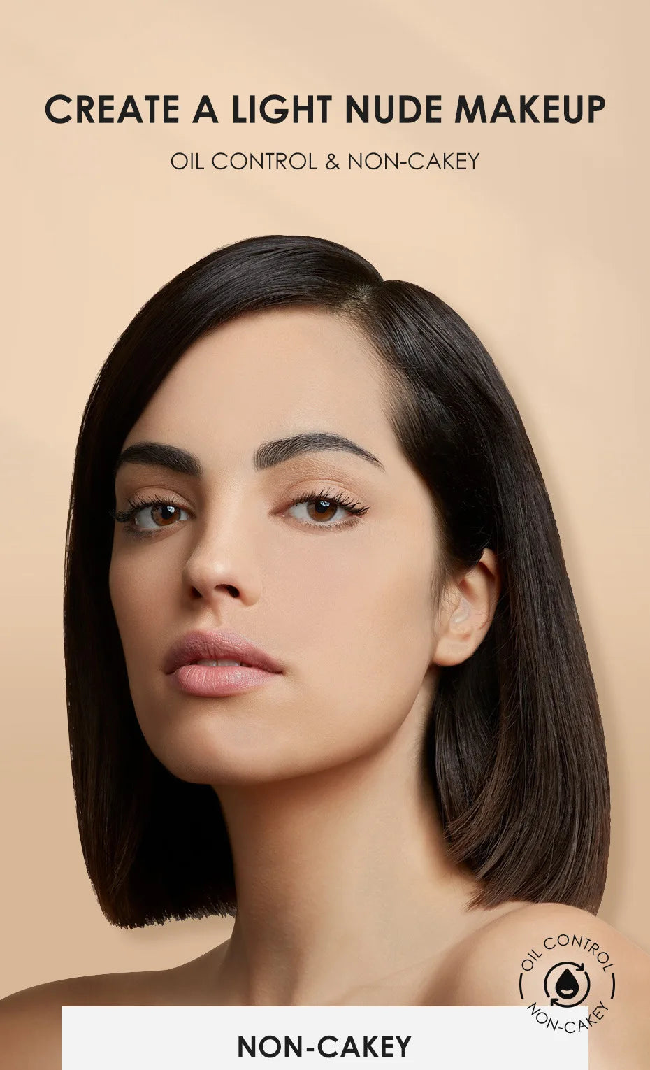 FOCALLURE 3 Colors Make Up Face Powder Brighten Oil-control Nude Makeup Pressed Powder Foundation Makeup Base Cosmetics.