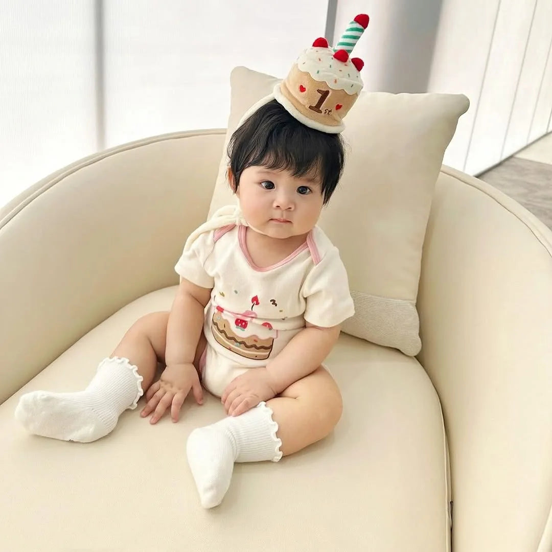 Lustige Sommer Baby Kleidung Koreanische Baby Jungen Mädchen Ein Stück Strampler 1. Geburtstag Party Schöne Body Infant Baumwolle Overall.