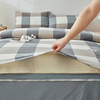 nordic quilt cotton 100% double bed comforters winter comforters King size duvet 220x240 cm winter Plaid comforter queen single.