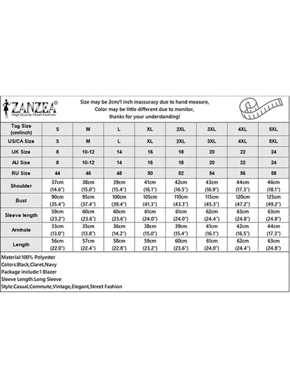 Stylish Autumn Long Sleeve Stripe Shirt 2025 ZANZEA Office Lady Blouses Women Shirts Elegant Lapel Neck OL Work Tops Mujer Femme.