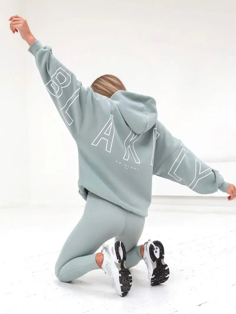 European American Fashion Printed Hooded Hip Hop Sweatshirt 2025 New Cross Border Thickened Versatile Long-sleeved Loose Clothes.