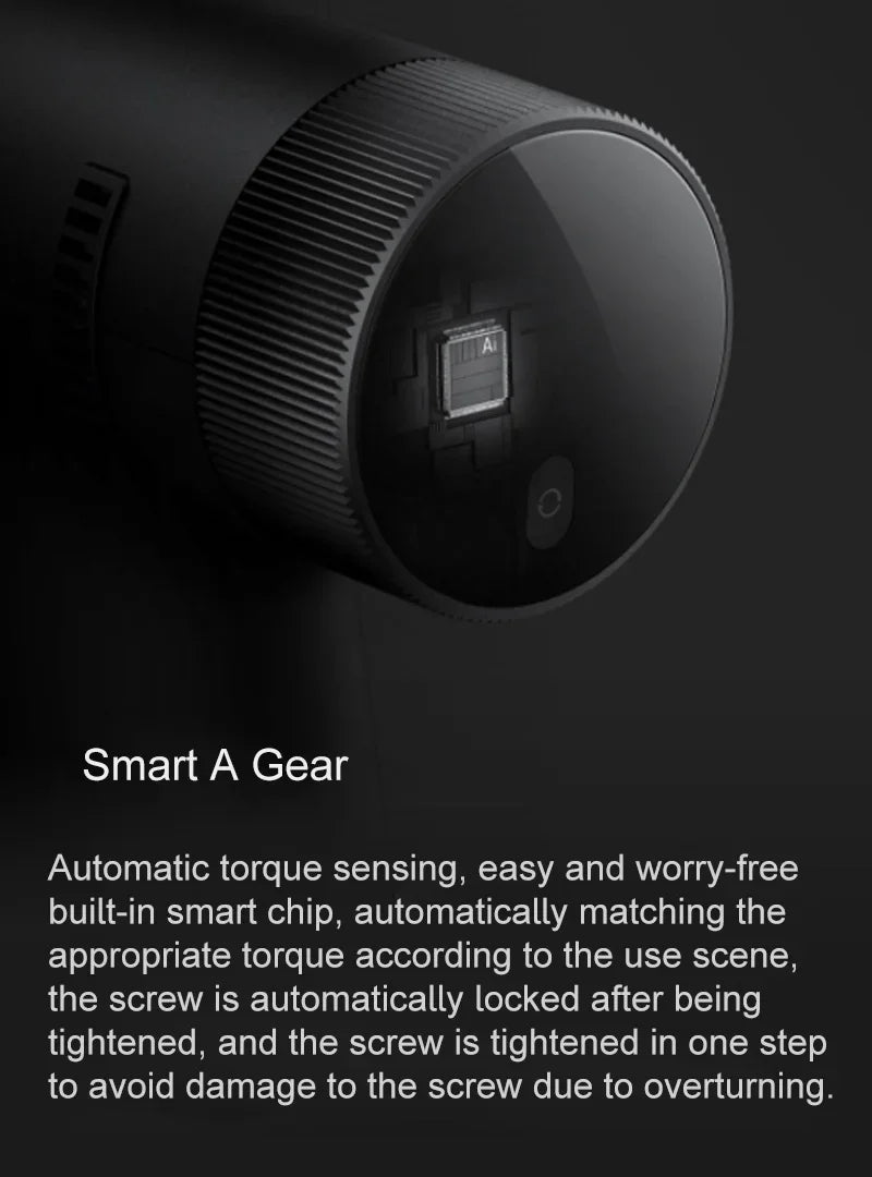 Neue Xiaomi Mijia Bürstenlosen Bohrmaschine Schraubendreher Smart Home Power Tool Typ-C Wiederaufladbare Multifunktionale Akku-bohrschrauber