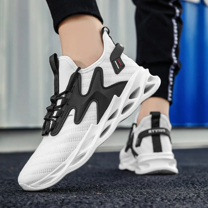YRZL Sports Shoes Men Mesh Breathable Athletic Sneakers Lightweight Soft Sole Comfortable Walking Running Shoes for Men Non Slip