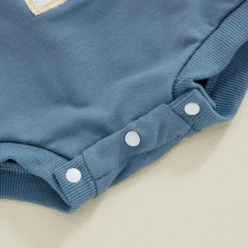 Ruewey 6 bis 18 Monate Baby ersten Geburtstag Bodysuit Frühling Herbst Kleidung Langarm Rundhals ausschnitt Buchstaben Overall Baby kleidung.