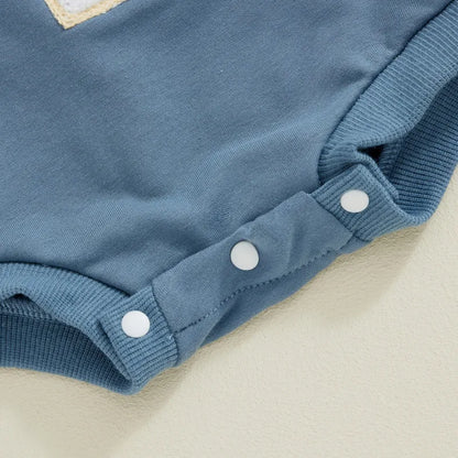 Ruewey 6 bis 18 Monate Baby ersten Geburtstag Bodysuit Frühling Herbst Kleidung Langarm Rundhals ausschnitt Buchstaben Overall Baby kleidung.