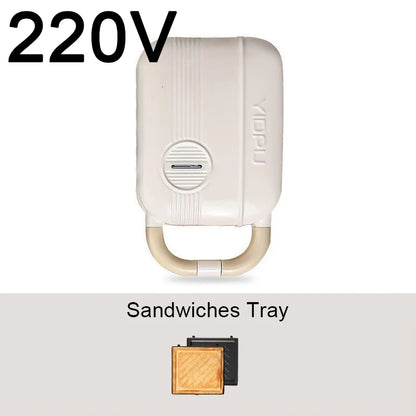 Mini Sandwich Machine Breakfast Maker Multi Cookers Toasters Electric Ovens Hot Plates Bread Pancake Waffle Donuts