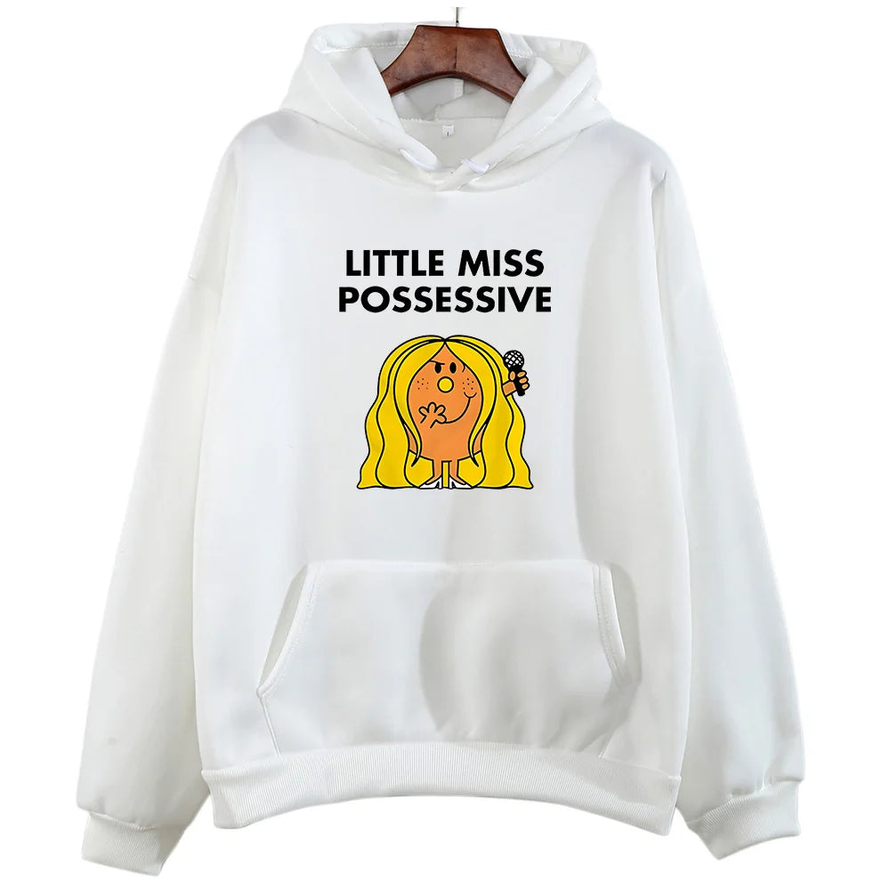 Tate McRae Little Miss™ Possessive Hoodies Tate Mcrae World Tour Hoody Merch Fan Gift Unisex Pullover Tops Streetwear Unisex Top.