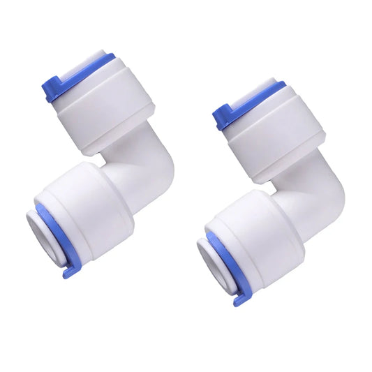 10PCS 1/4 inch Tube to 1/4 inch Tube push fit elbow quick connect for RO water system
