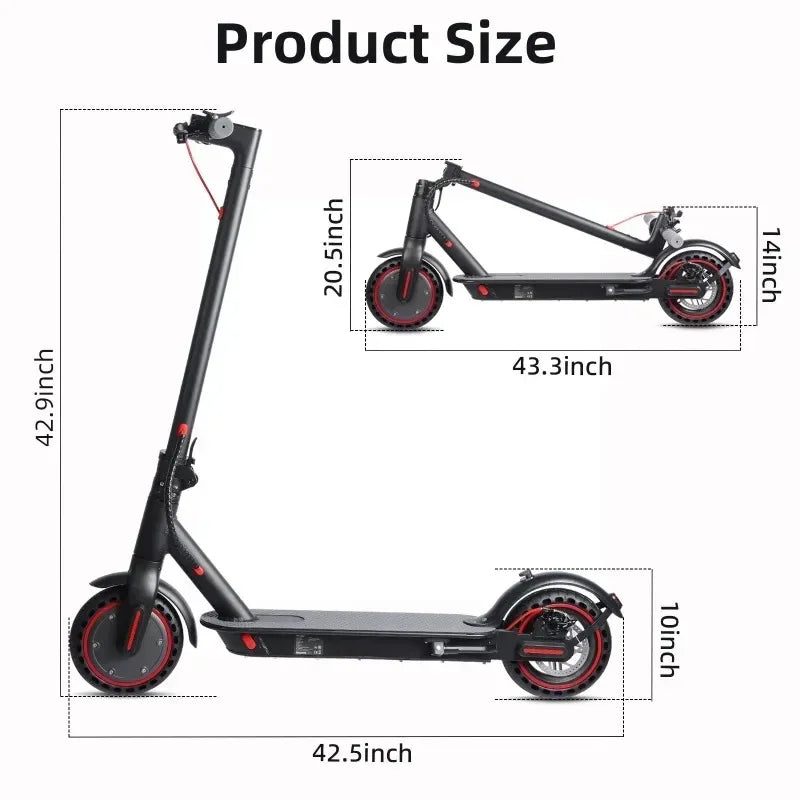 J-03 Electric scooter 350W peak power 36V10.4AH battery foldable electric scooters adults city travel portable E-type scooter.