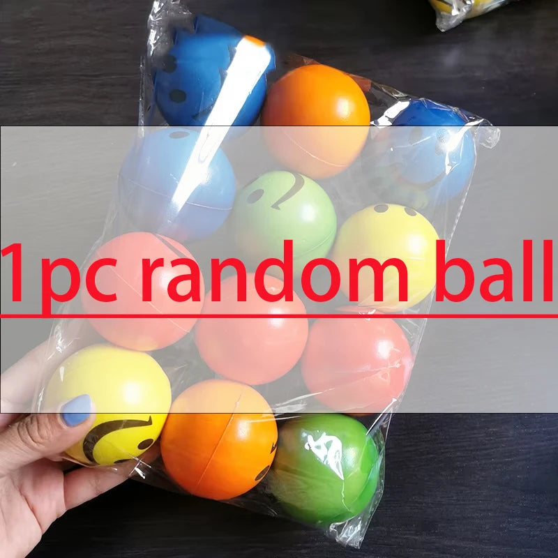 Stress Relief Foam Sponge Stress Ball Squeeze Ball Toy Squeeze Hand Wrist Exercise Sponge Toy for Kid Adult Child Creative Gifts.