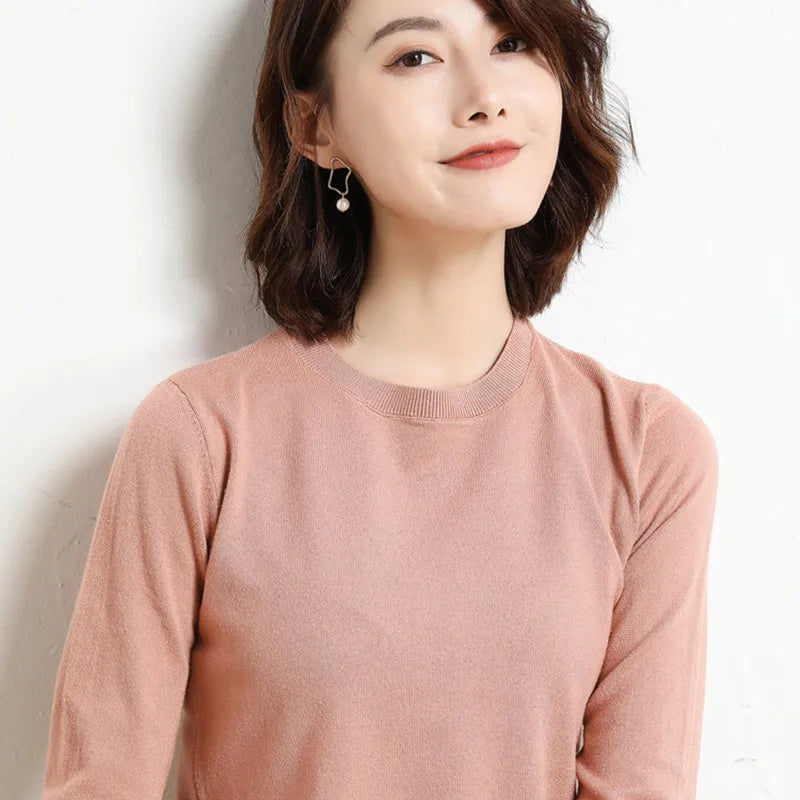 22 farben Herbst und Winter Kaschmir Pullover Frauen Pullover Oansatz Pull Femme Lange Hülse Frauen Casual Lose Pullover Pullover.