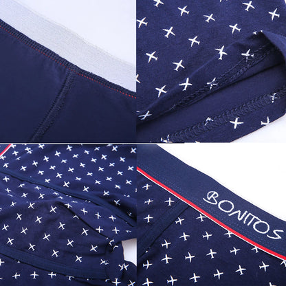 4 stücke Baumwolle Boxer Für Mann Unterwäsche Sexy Druck Schlüpfer der Männer Plus Größe Marken Camouflage Herren Unterhose Shorts