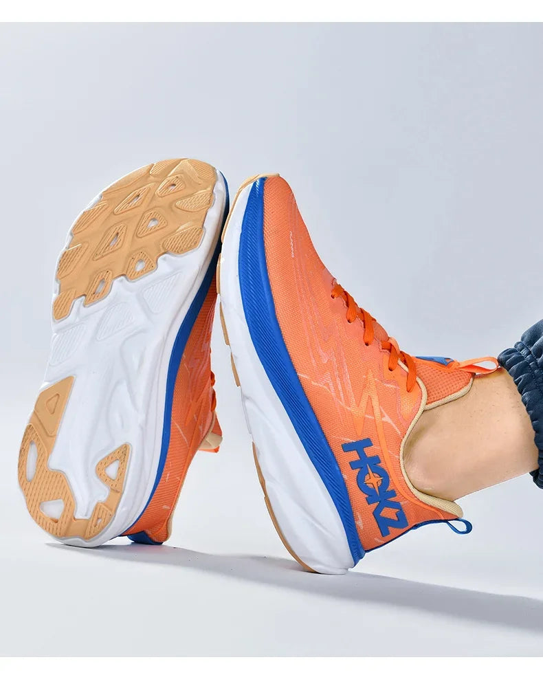 Men's Running Shoes Cushioning Outdoor Non-Slip Jogging Breathable Trainer Race Sneakers Luxury shoes Mesh Couple Off-road Shoes.