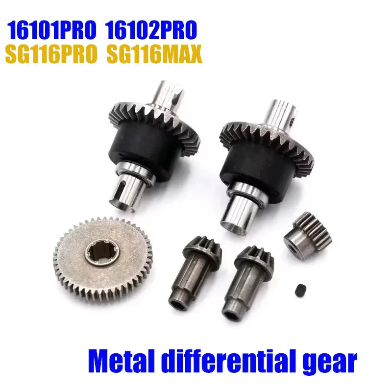 SCY 16101PRO 16102PRO SG116MAX RC Automotive Parts Turning Shaft Gear Bearing Pull Rod Steering Cup Swing Arm Motor Tire Screws