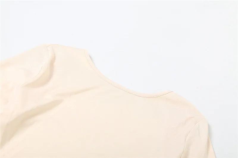 Zahlung Casual Mini Kleid Frauen Prägnante Klassische Backless Volle Hülse O-ansatz Grundlegende Weibliche Bodycon Straße Kleidung.