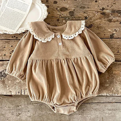 2024 neue Herbst Infant Baby Jungen Mädchen Overall + Hut Samt Einfarbig Lange SleevedNewborn Baby Mädchen Bodys Baby kleidung.