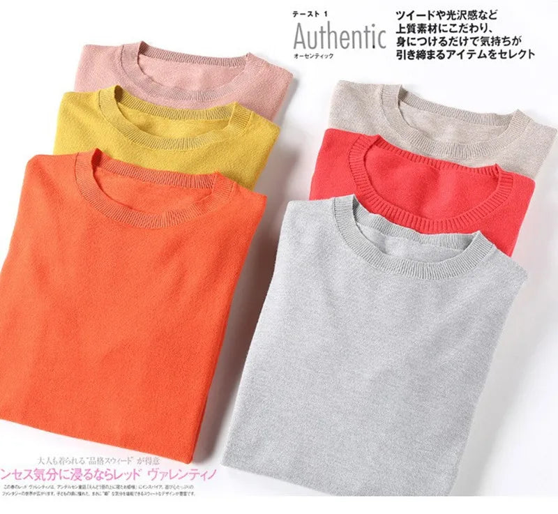 22 farben Herbst und Winter Kaschmir Pullover Frauen Pullover Oansatz Pull Femme Lange Hülse Frauen Casual Lose Pullover Pullover.